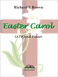 Easter Carol SATB choral sheet music cover